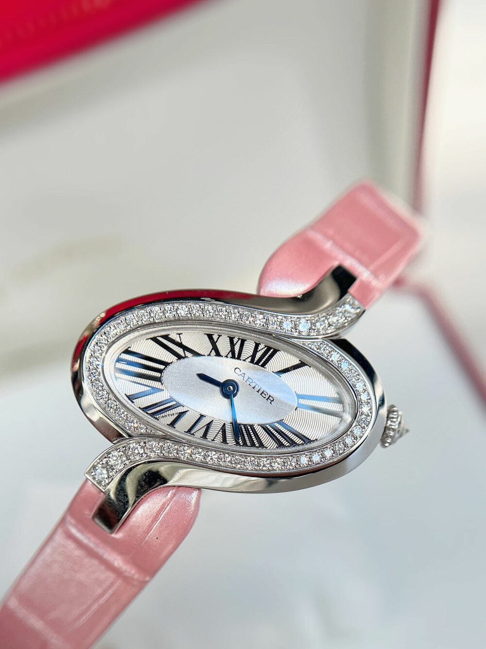 CARTIER DELICES 18K WHITE GOLD & DIAMONDS