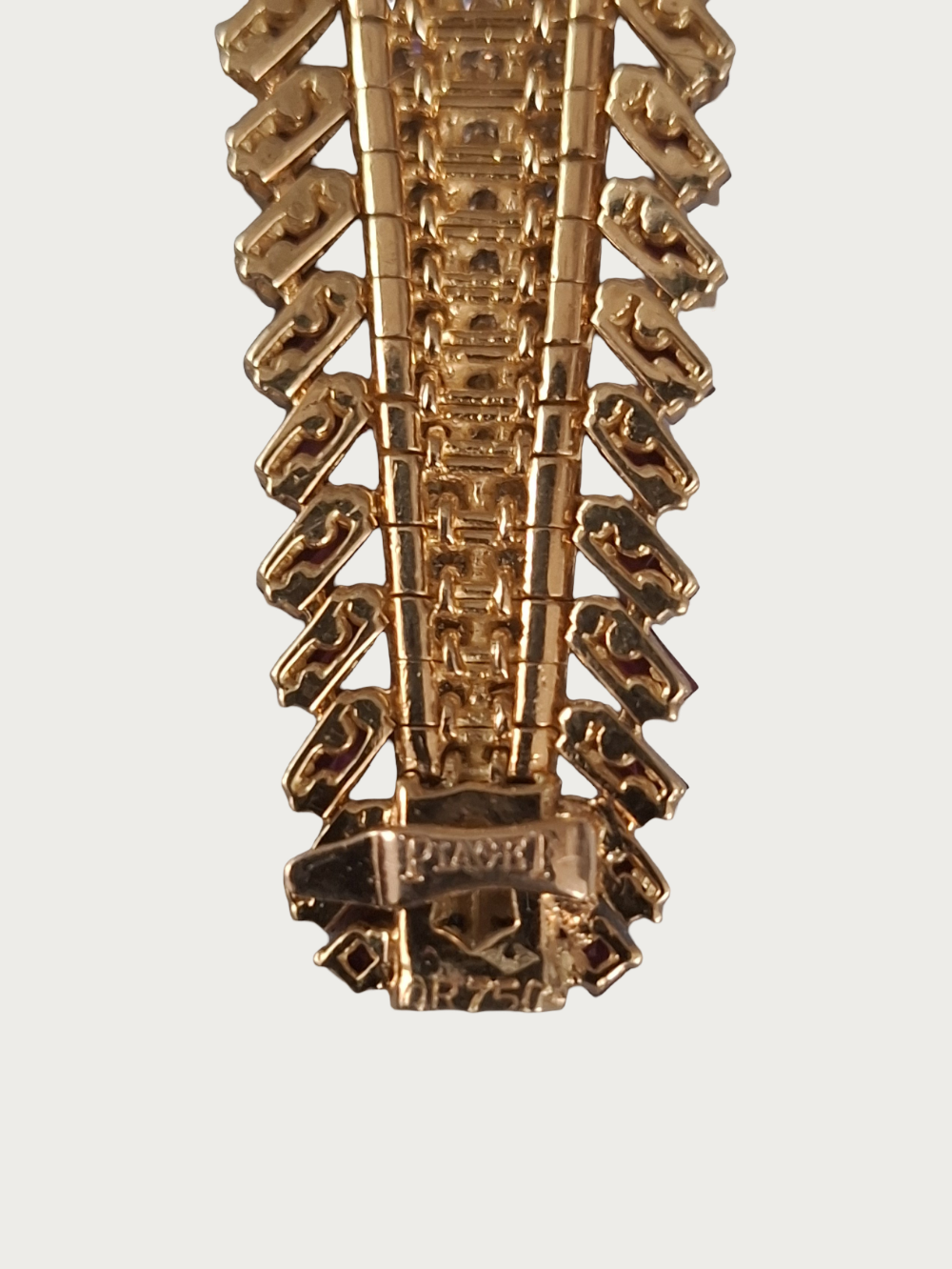 Piaget 18K Gold, Diamond and Ruby-Set Wristwatch - Image 7