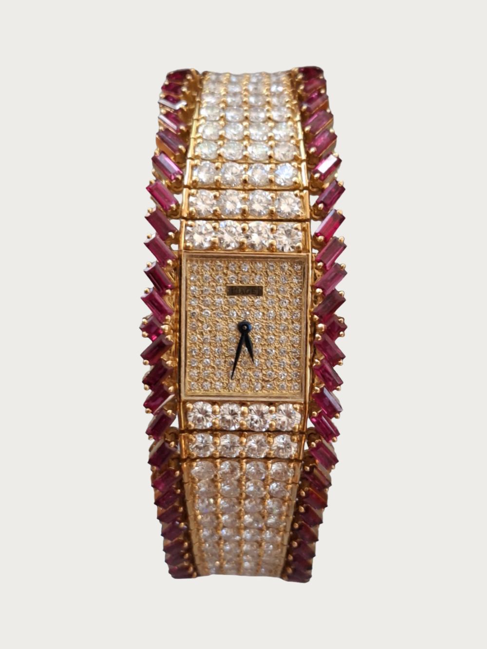 Piaget 18K Gold, Diamond and Ruby-Set Wristwatch