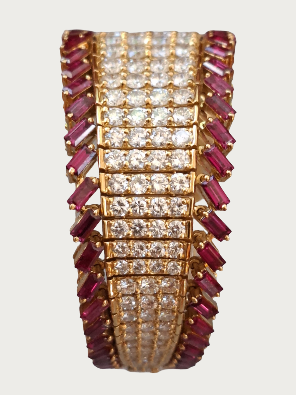 Piaget 18K Gold, Diamond and Ruby-Set Wristwatch - Image 2