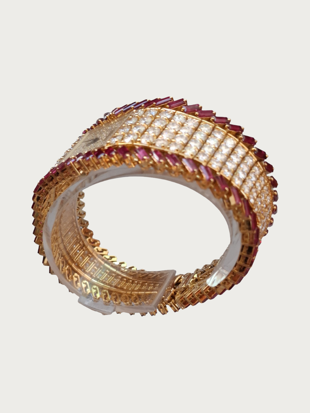 Piaget 18K Gold, Diamond and Ruby-Set Wristwatch - Image 4