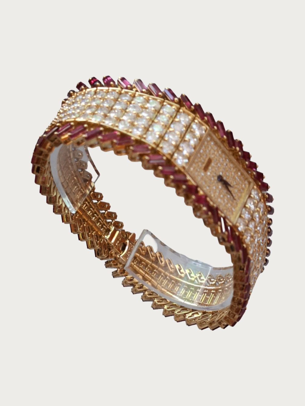 Piaget 18K Gold, Diamond and Ruby-Set Wristwatch - Image 3