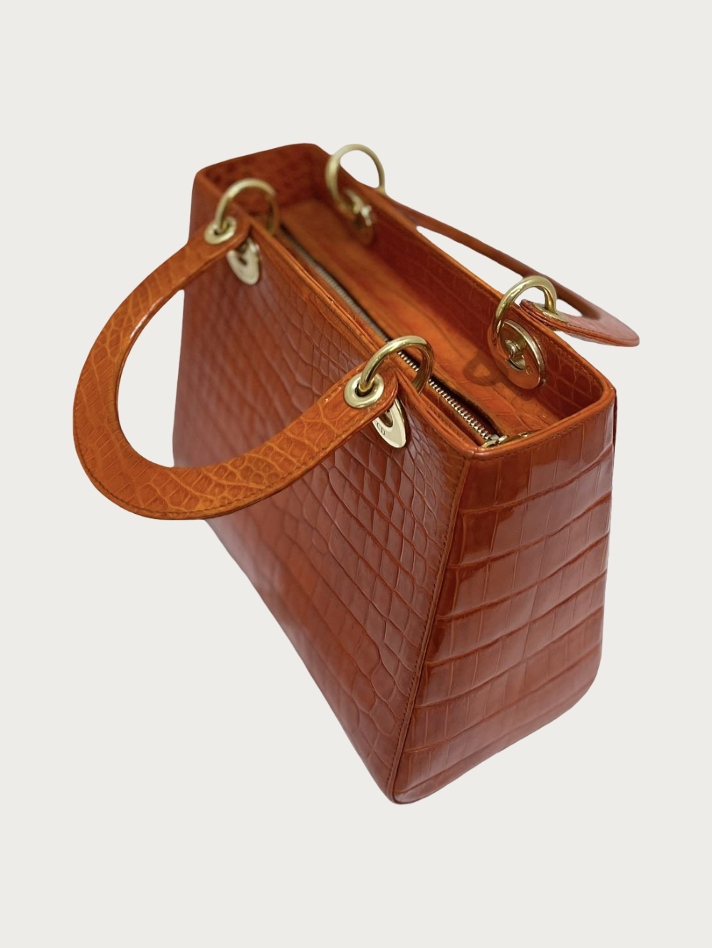 Lady Dior Medium Crocodile - Image 7