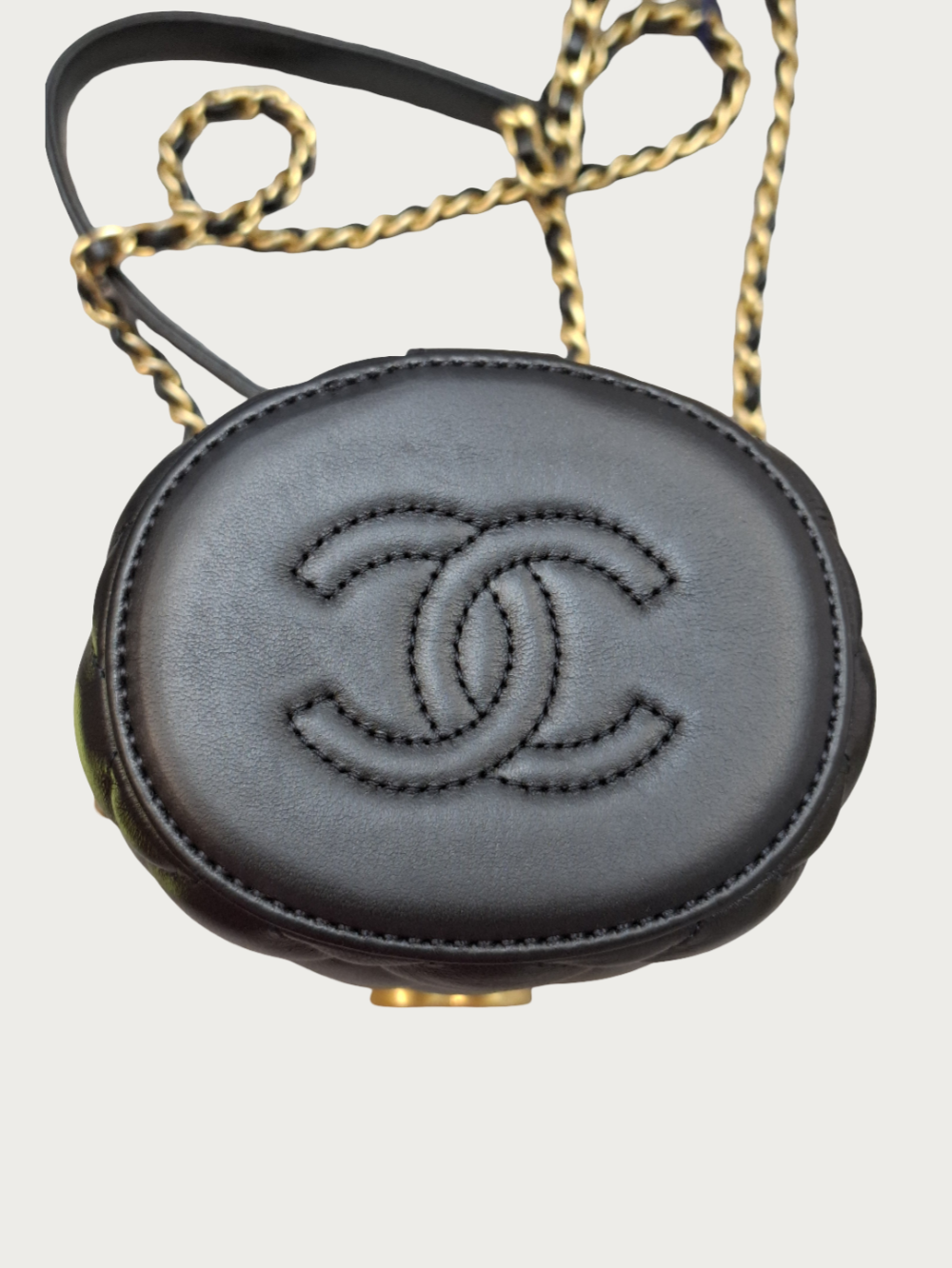 Chanel Mini Black Lambskin Crown Box Bag - Image 6