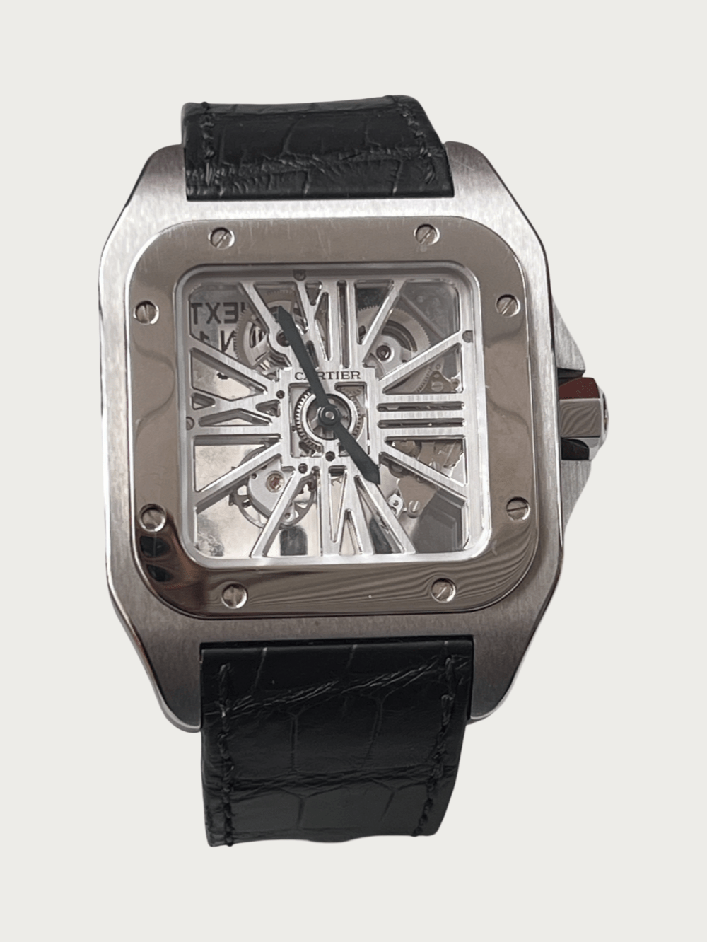 Cartier Santos 100 Skeleton XL in Palladium Limited Edition